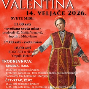 Trodnevnica uoči proslave blagdana sv. Valentina u Konjščini